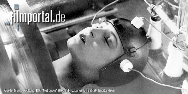 Quelle: Murnau-Stiftung, DIF. "Metropolis", D 1925/26, Brigitte Helm. Die Weltpremiere der restaurierten Fassung am 12. Februar in Berlin und Frankfurt